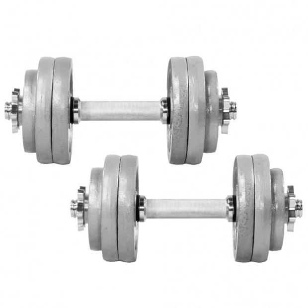 Gorilla Sports Dumbellset - Halterset - Gietijzer - 30 kg