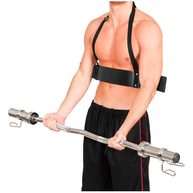 Gorilla Sports Arm Blaster - Biceps & Triceps - Isolator - Verstelbaar - Staal