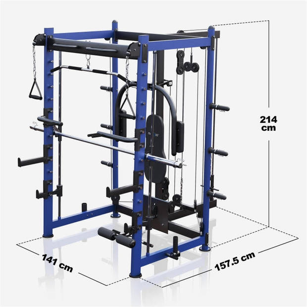 MAXXUS Multipress 9.1 - Krachtstation - Smith machine - Homegym - Belastbaar tot 300 kg