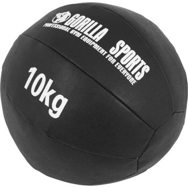 Gorilla Sports Medicijnbal - Medicine Ball - Kunstleer - 10 kg