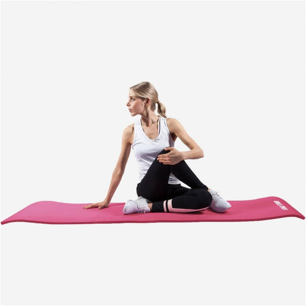 Gorilla Sports Yogamat Deluxe - Fuchsia 190 x 100 x 1,5 cm - Yoga Mat