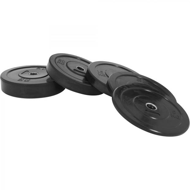 Gorilla Sports Bumper Plate - Halterschijf - 20 kg - Rubber - 50 mm