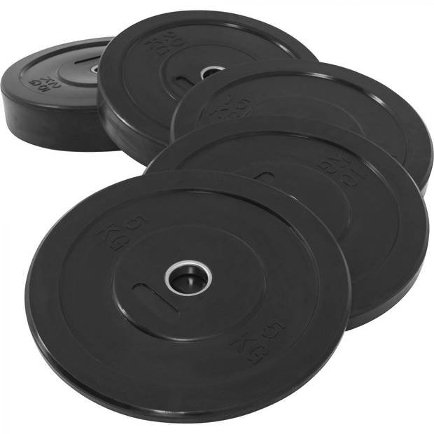 Gorilla Sports Bumper Plate - Halterschijf - 20 kg - Rubber - 50 mm