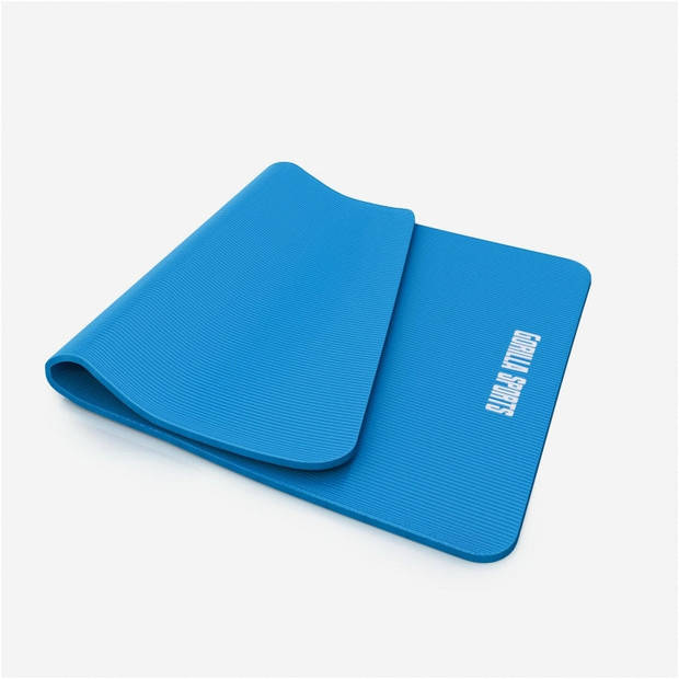 Gorilla Sports Yogamat Deluxe - Blauw 190 x 100 x 1,5 cm - Yoga Mat