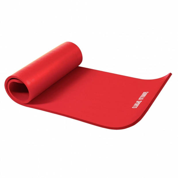 Gorilla Sports Rood - Yogamat Deluxe 190 x 60 x 1,5 cm