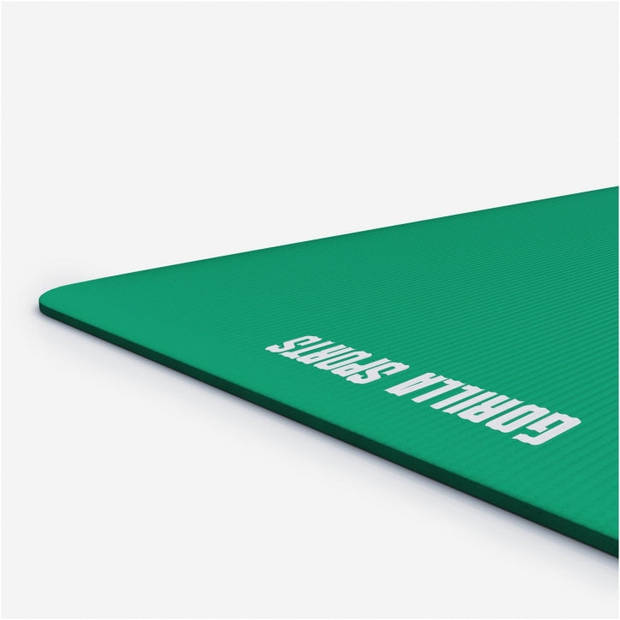 Gorilla Sports Yogamat Deluxe - Groen - 190 x 100 x 1,5 cm - Yoga Mat