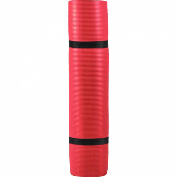 Gorilla Sports Yogamat Deluxe (190 x 100 x 1,5 cm) - Yoga Mat - rood