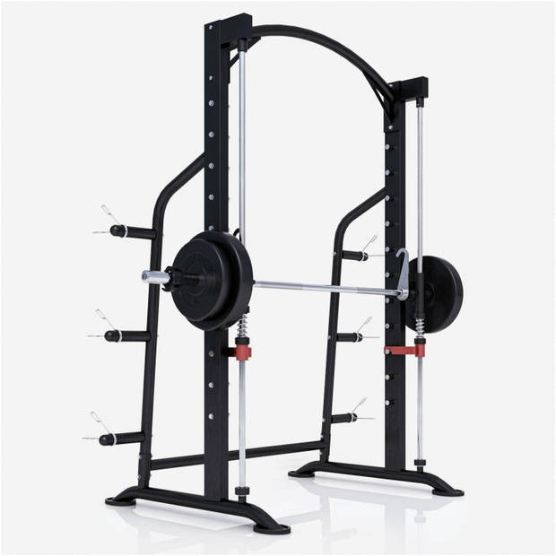 Gorilla Sports Multipress - Power Rack - Squat Rack - Krachtstation - Zwart