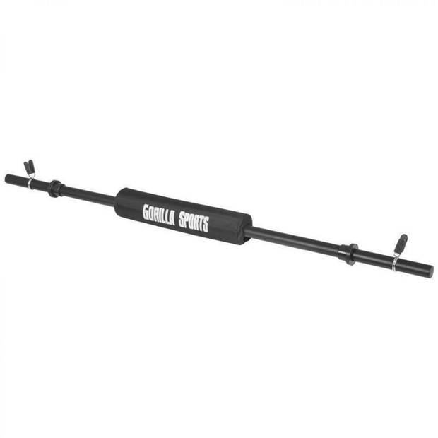 Gorilla Sports Aerobic Halterstang - 130 cm - Met Bar Pad - 30/31 mm - Veersluiting