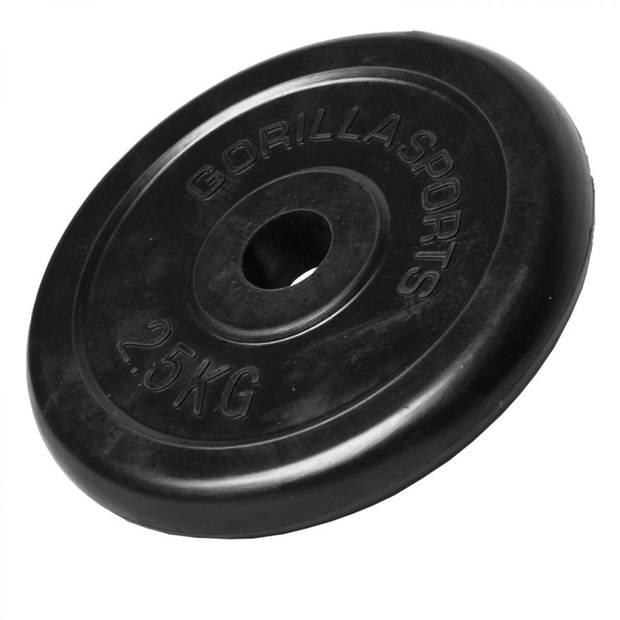 Gorilla Sports Dumbellset - Halterset - Rubber - 20 kg