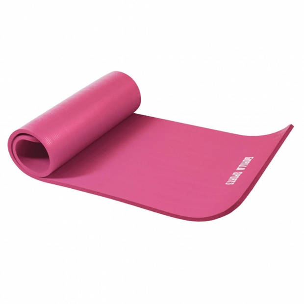 Gorilla Sports Fuchsia - Yogamat Deluxe 190 x 60 x 1,5 cm