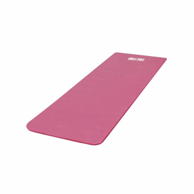 Gorilla Sports Fuchsia - Yogamat Deluxe 190 x 60 x 1,5 cm