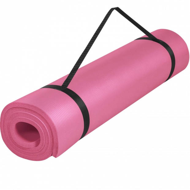 Gorilla Sports Fuchsia - Yogamat Deluxe 190 x 60 x 1,5 cm