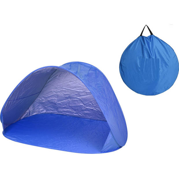 MaxxGarden Pop up strandtent - opvouwbare tent - 145x100x80 cm - blauw