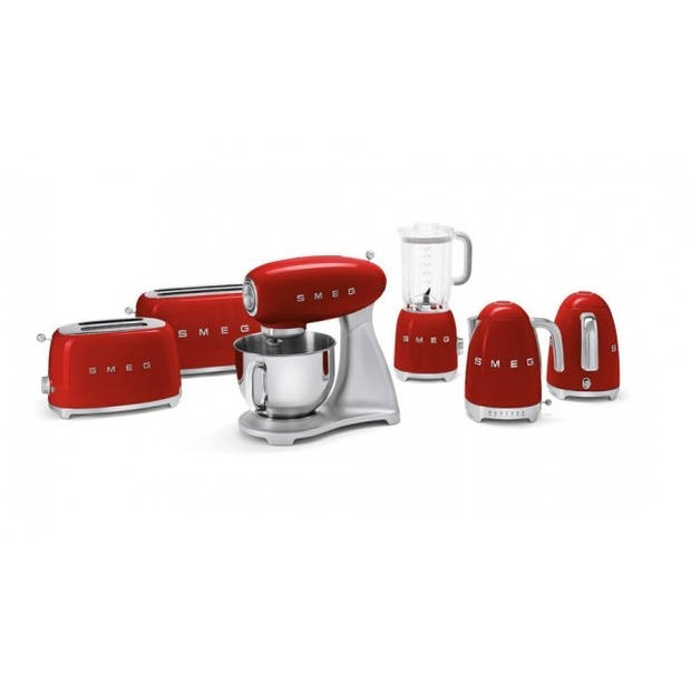 SMEG Variabele Waterkoker - 7 temperatuurstanden - rood - 1.7 liter - KLF04RDEU