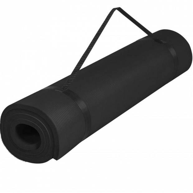 Gorilla Sports Yogamat Deluxe Zwart 190 x 60 x 1,5 cm - Yoga Mat