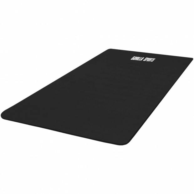 Gorilla Sports Yogamat Deluxe (190 x 100 x 1,5 cm) - Yoga Mat - zwart