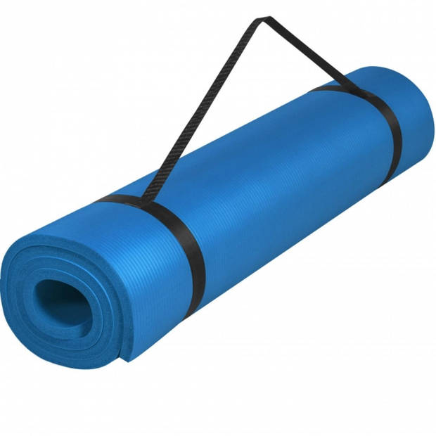 Gorilla Sports Yogamat Deluxe Royal Blue 190 x 60 x 1,5 cm - Yoga Mat