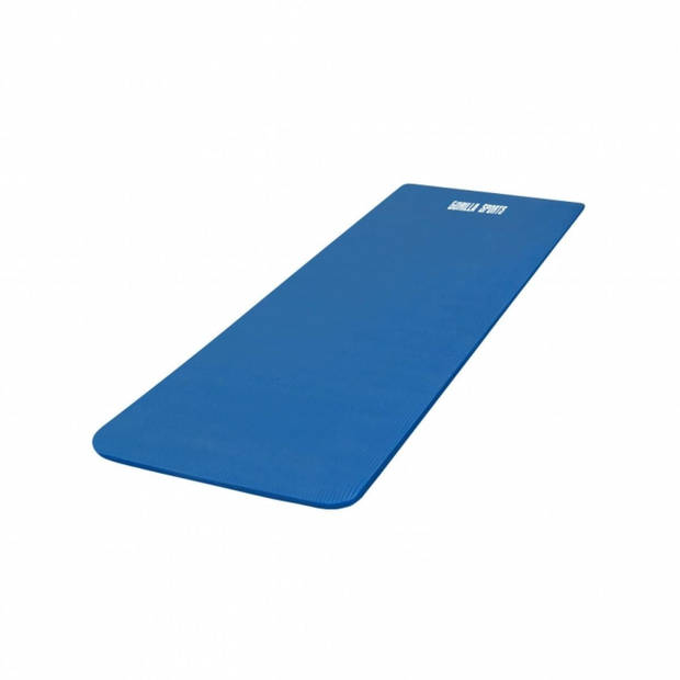 Gorilla Sports Yogamat Deluxe Royal Blue 190 x 100 x 1,5 cm - Yoga Mat