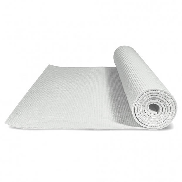 Gorilla Sports Yogamat - Fitnessmat - PVC - 180 x 60 x 0,5 - Grijs