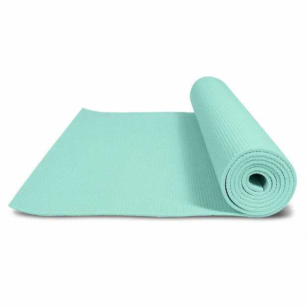 Gorilla Sports Yogamat - Fitnessmat - PVC - 180 x 60 x 0,5 – Lichtblauw