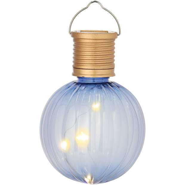 Blokker solar hanglampje Costa Nova - blauw