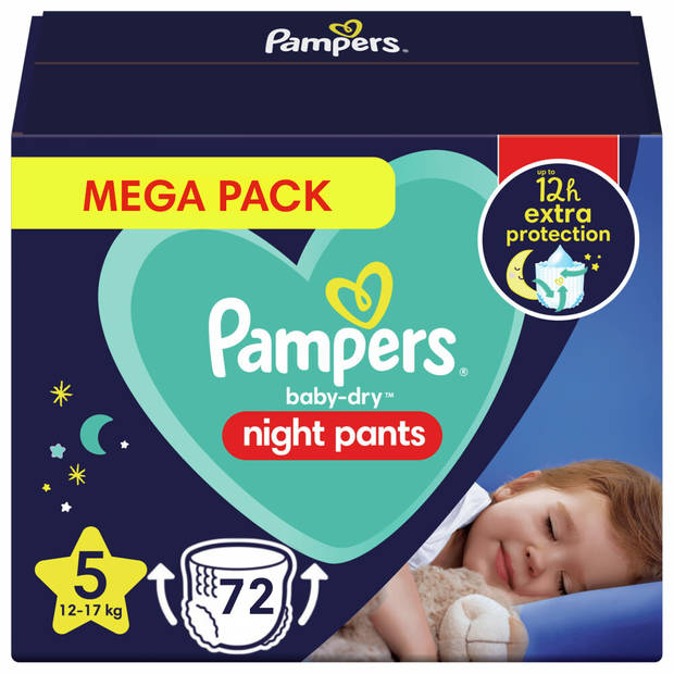 Pampers - Night Pants - Maat 5 - Mega Pack - 72 luierbroekjes