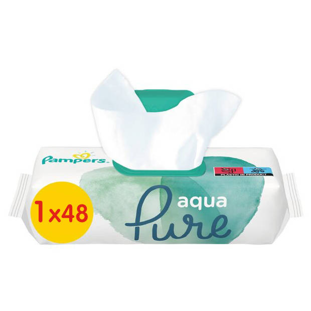 Pampers - Aqua Pure - Billendoekjes - 48 doekjes -1x48