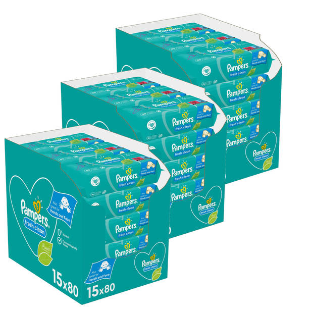 Pampers - Fresh Clean - Billendoekjes - 3600 doekjes - 45 x 80