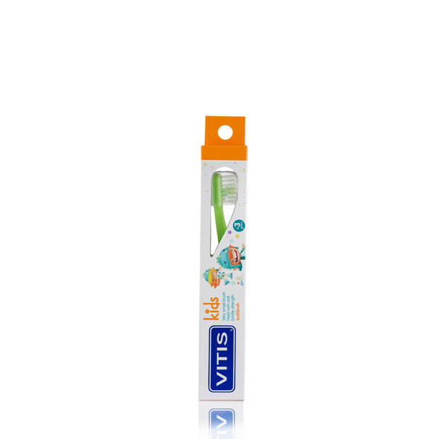 Vitis Kids - 3+ jaar tandenborstel - Oranje
