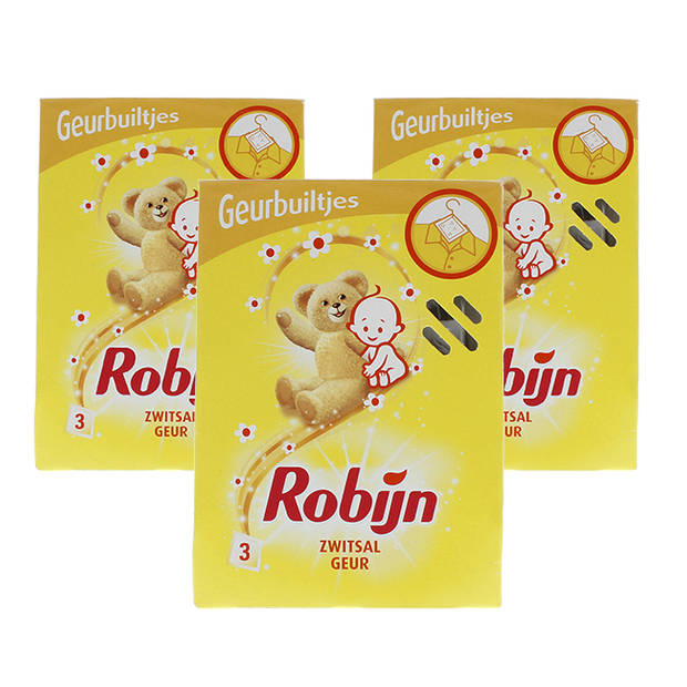 Robijn Geurbuiltjes - Zwitsal - 3 x 3 stuks - Voordeelverpakking