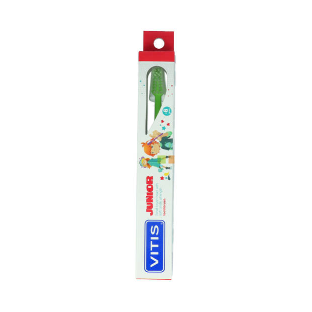 Vitis Junior - 6+ jaar tandenborstel - Groen