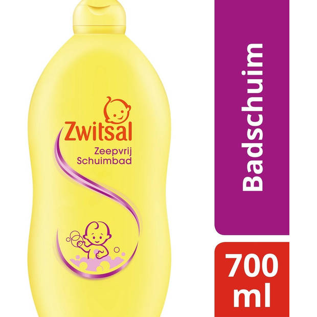 Zwitsal - Zeepvrij Schuimbad - 6 x 700 ml - Voordeelverpakking