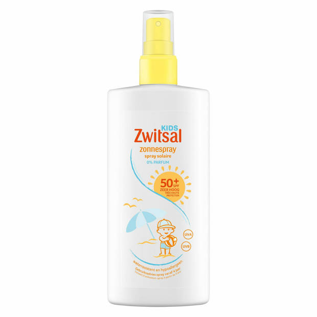 Zwitsal Kids - Zonnebrandspray - SPF 50+ - 200 ml - 0% parfum