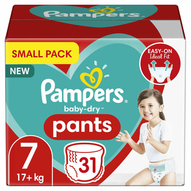 Pampers - Baby Dry Pants - Maat 7 - Small Pack - 31 luierbroekjes