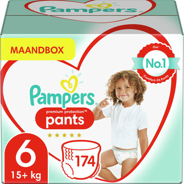 Pampers - Premium Protection Pants - Maat 6 - Mega Maandbox - 174 luierbroekjes