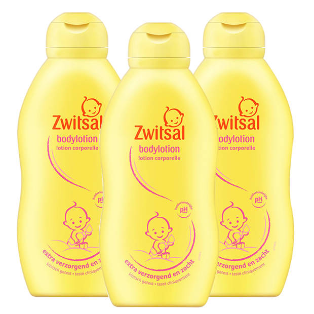 Zwitsal - Bodylotion - 3 x 200ml - Voordeelpack