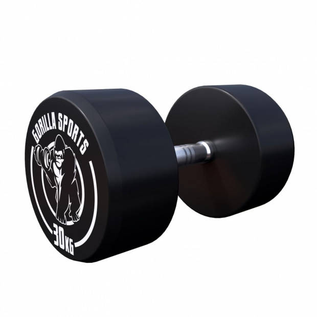 Gorilla Sports Dumbbell - 30 kg - Halter - Vaste dumbell - Gietijzer