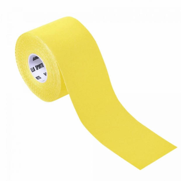 Gorilla Sports kinesiotape - Kinesiologie tape - 5 cm breed - 1 rol - donkergroen