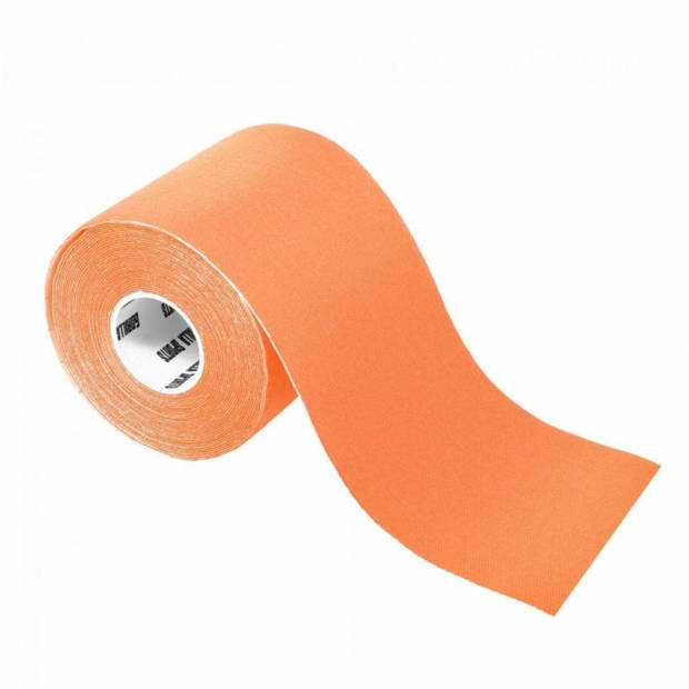 Gorilla Sports kinesiotape - Kinesiologie tape - 7,5 cm breed - 1 rol - oranje