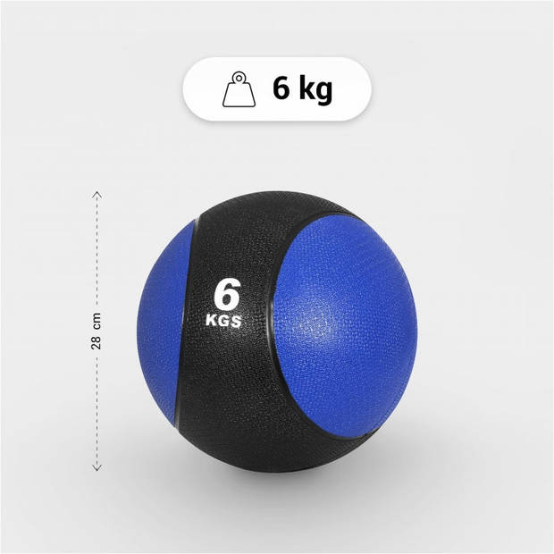 Gorilla Sports Medicijnbal - Medicine Ball - 6 kg
