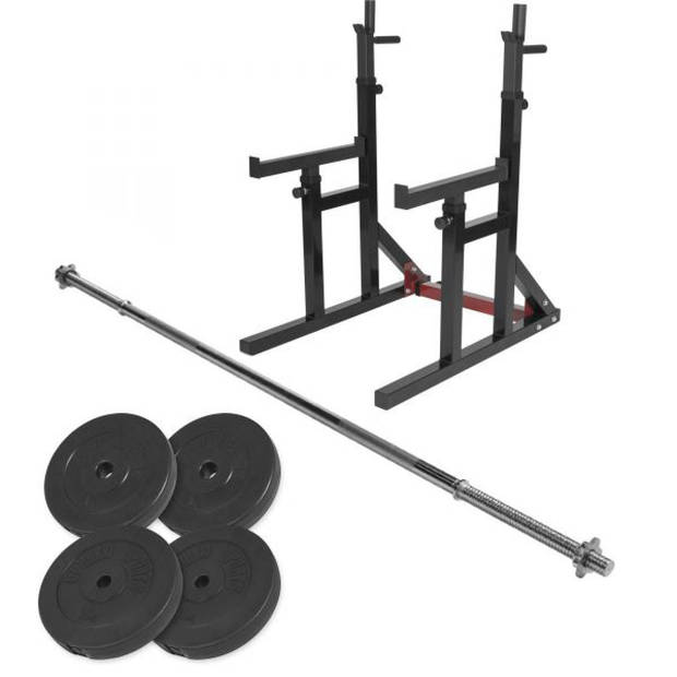 Gorilla Sports Multi Squat Rack 40 kg max. belastbaar 260 kg