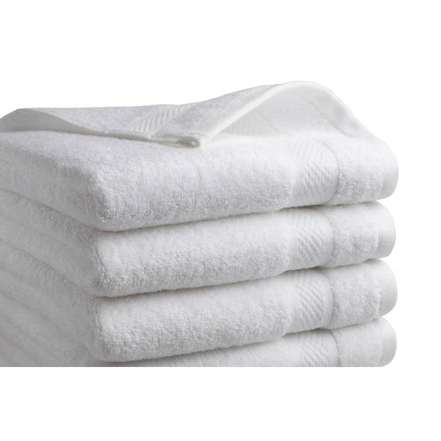 Handdoeken 15 delig combiset - Hotel Collectie - 100% katoen - wit
