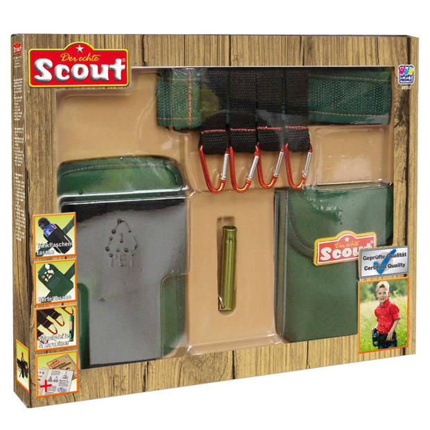Happy People avonturenriem Scout junior 50-90 cm groen 5-delig