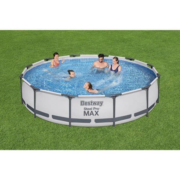 Bestway zwembad steel pro max set rond 366
