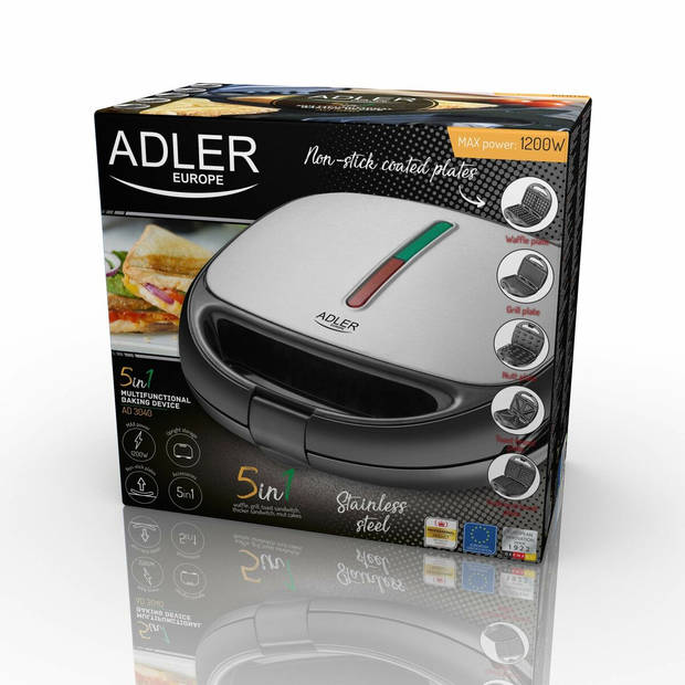 Adler AD 3040 - multifunctioneel bakapparaat - 5 in 1