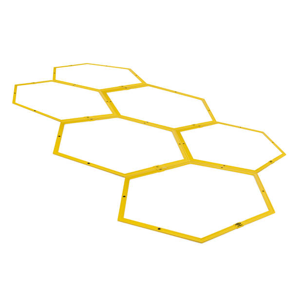 Umbro Agility Hoepels - Ø57,5 CM - Agility Set - 6 Hexagons incl. Verbindingsstukken - Geel