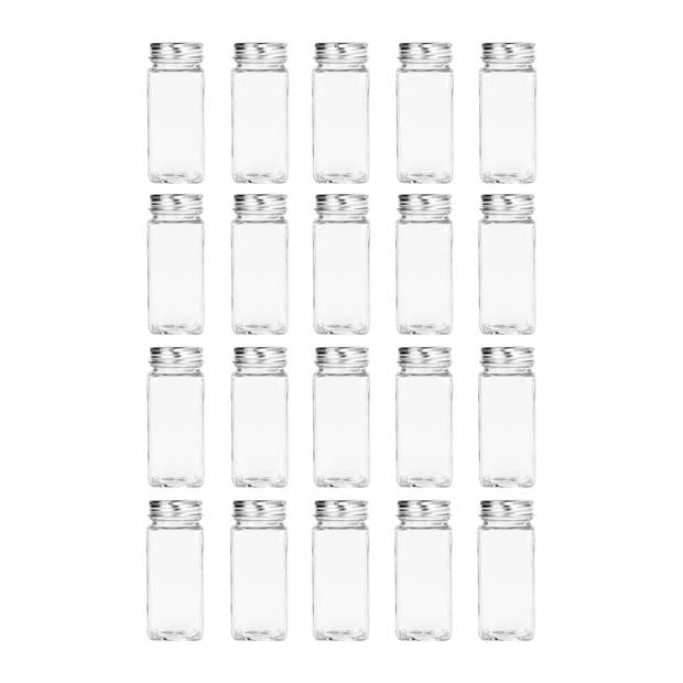 Krumble Kruidenpotje - 120 ml - Glas - Set van 20