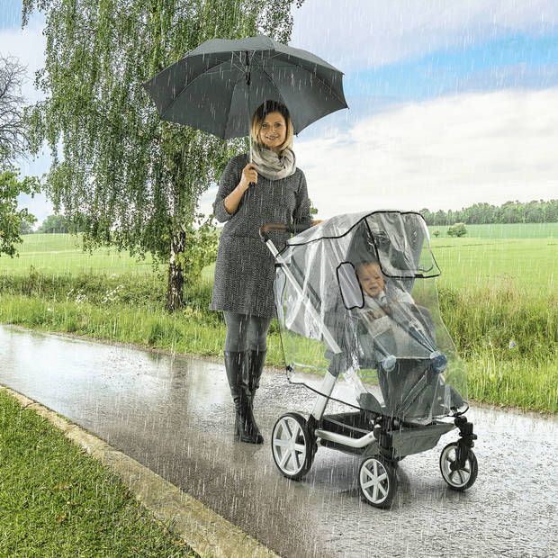 Reer RainCover Active transparante regenhoes voor buggy en jogger