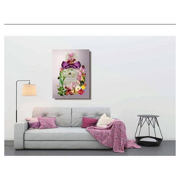ter Halle® Glasschilderij 60 x 80 cm Prada Parfume Flowers